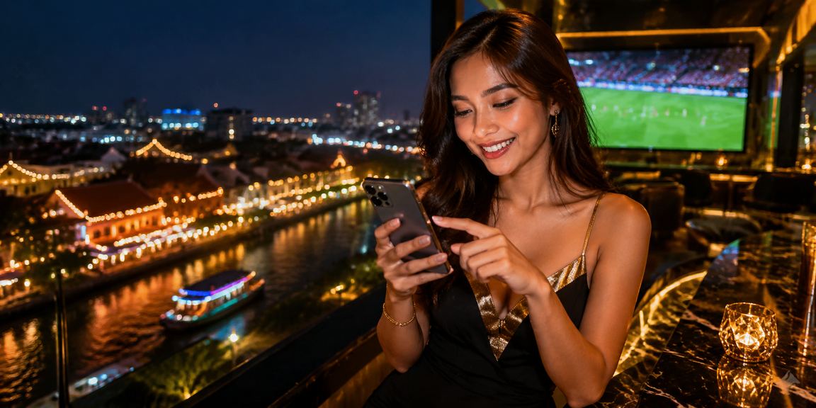 Paparan pertaruhan bola sepak di Melaka menggunakan platform 30c